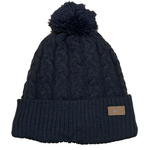 ANTICORP Cable Lined Pom Beanie