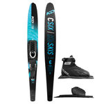 KD C Six Hybrid Water Ski + Axcess Binding
