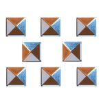 ANTICORP Square Alloy Studs Stomp Pad